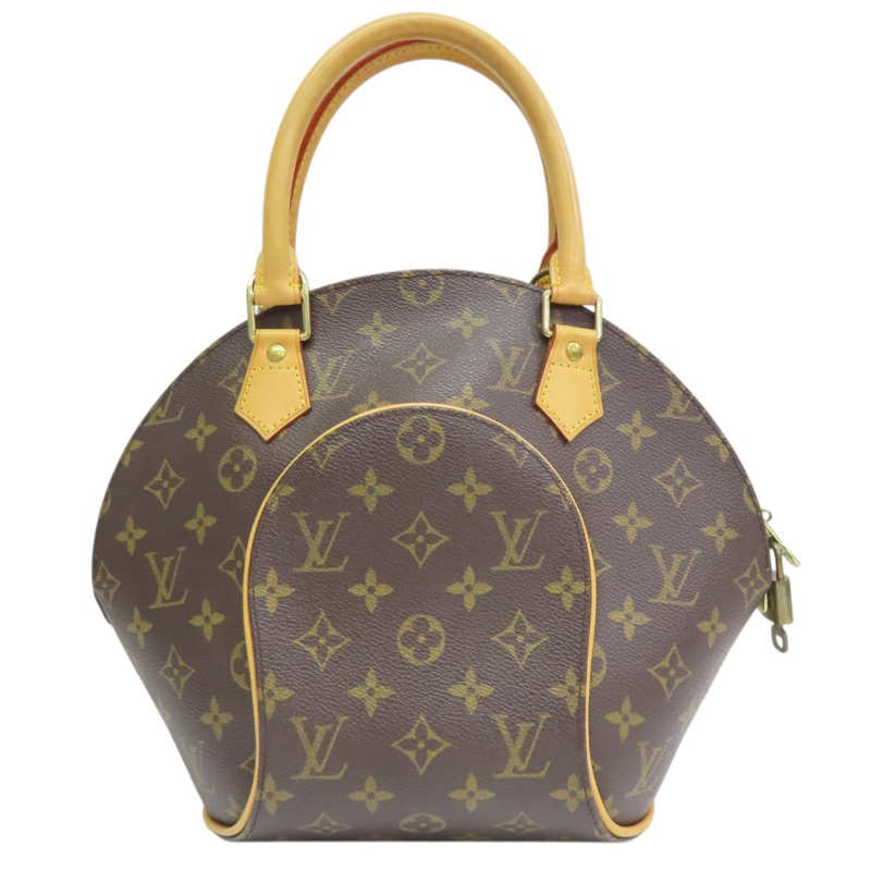 棕色 原花 帆布 Ellipse PM 貝殼包 手提包【LOUIS VUITTON LV 路易威登】 M51127-1