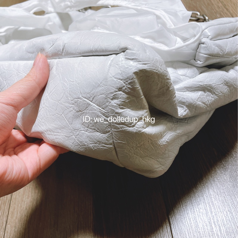 BALENCIAGA 白色Monaco Tote Bag 大size-3