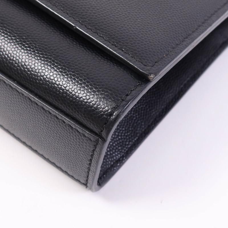 SAINT LAURENT 牛皮皮革Kate Medium金扣鏈帶肩背袋-4