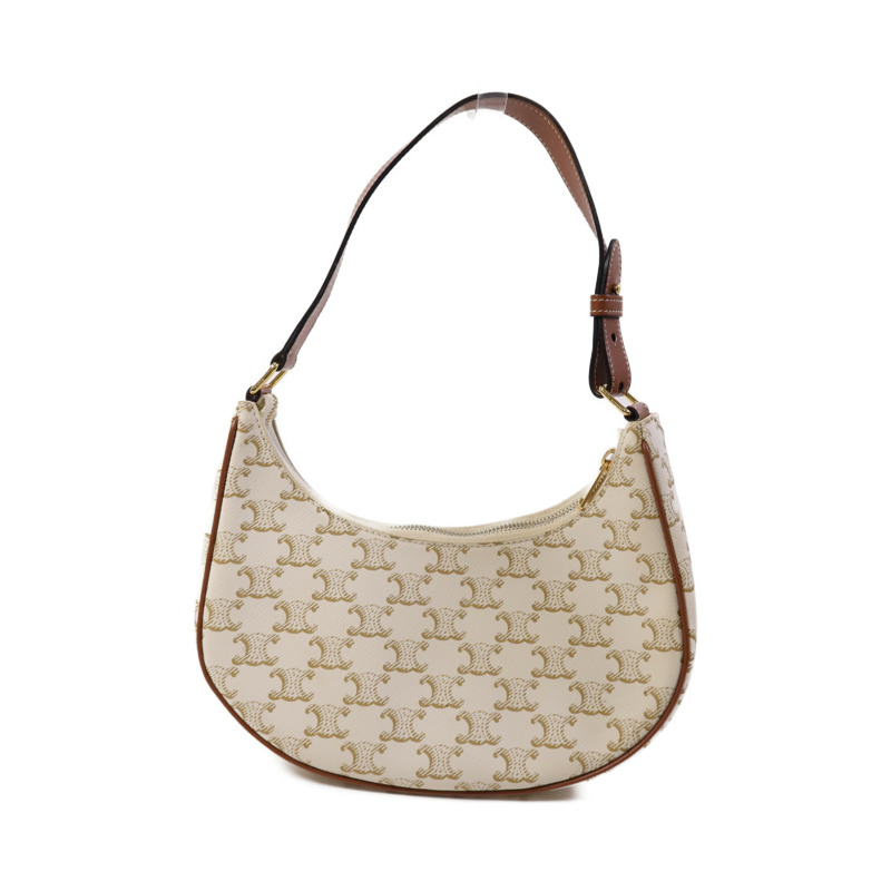 CELINE 塗層帆布Ava Medium金扣手挽袋-1