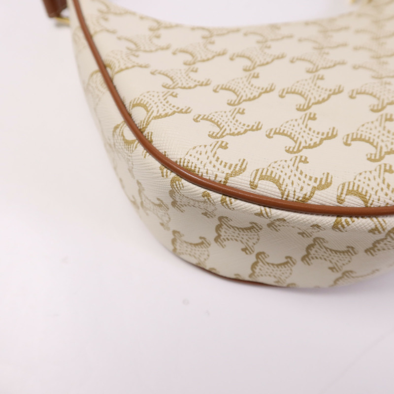 CELINE 塗層帆布Ava Medium金扣手挽袋-7