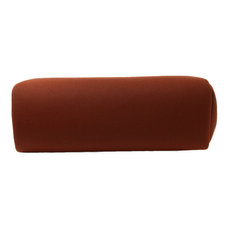 HERMES 帆布Herbag PM銀扣手挽肩背兩用袋Rouge H-3