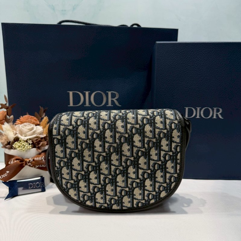 DIOR Gallop 緹花帆布郵差包-1