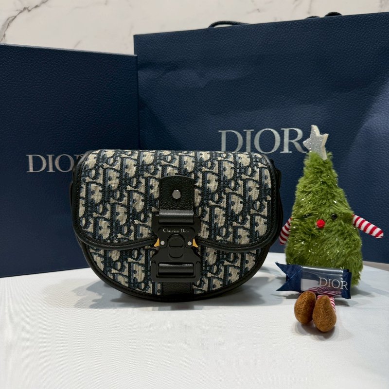 DIOR Gallop 藍緹花郵差包-0