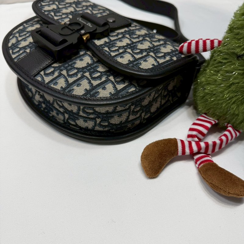 DIOR Gallop 藍緹花郵差包-6