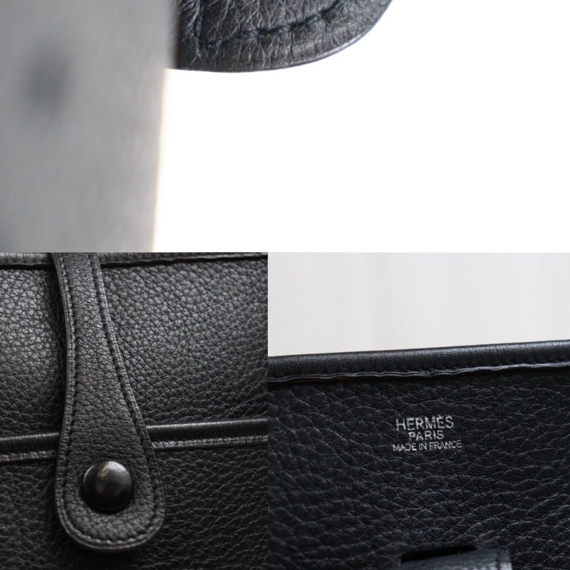 Hermes Evelyne 29 黑銀款-13
