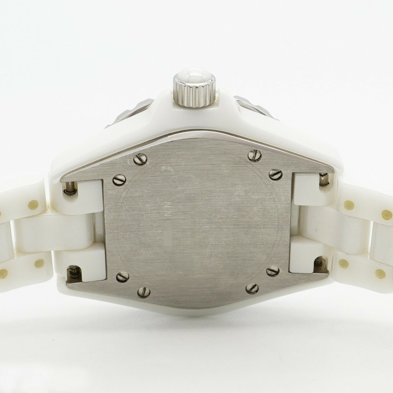 香奈兒 J12 H1181 白色錶盤女錶-4