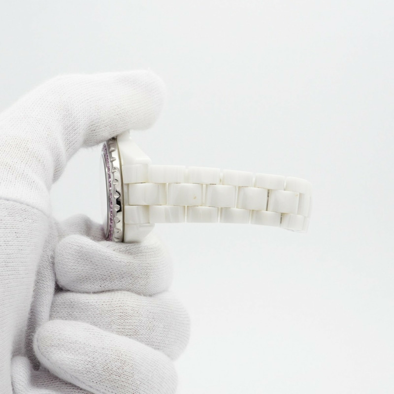 香奈兒 J12 H1181 白色錶盤女錶-5