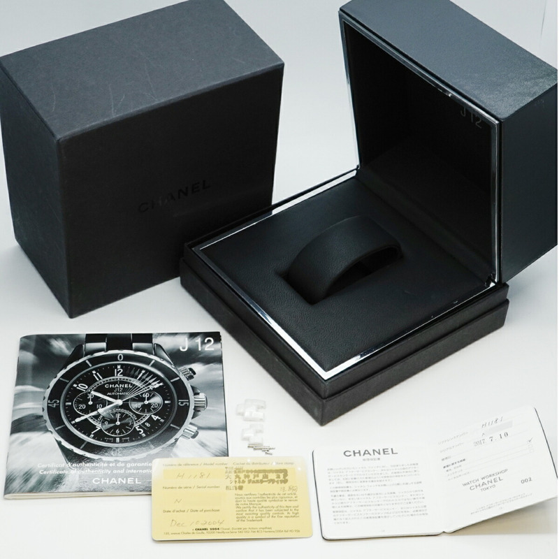 香奈兒 J12 H1181 白色錶盤女錶-9