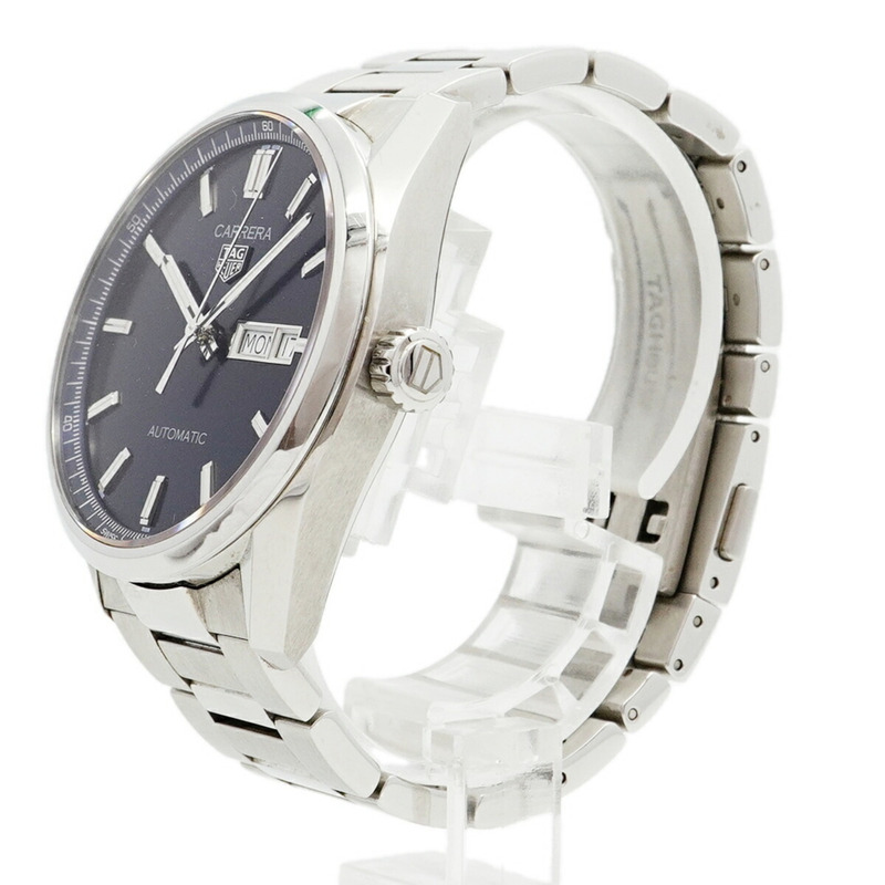 TAG Heuer 豪雅卡萊拉 WBN2012 海軍藍錶盤男士腕錶-1