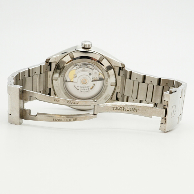 TAG Heuer 豪雅卡萊拉 WBN2012 海軍藍錶盤男士腕錶-2