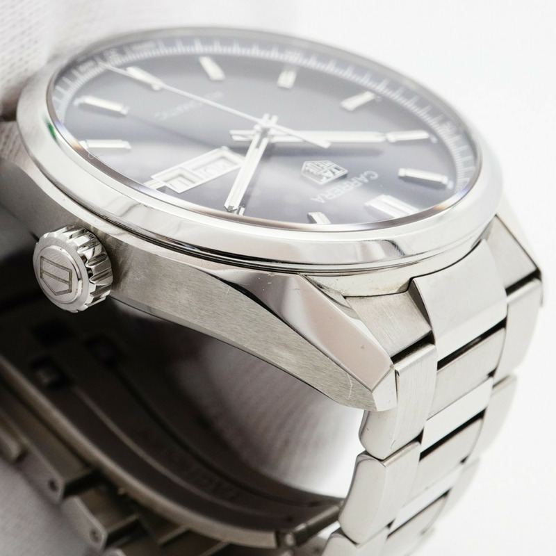 TAG Heuer 豪雅卡萊拉 WBN2012 海軍藍錶盤男士腕錶-6