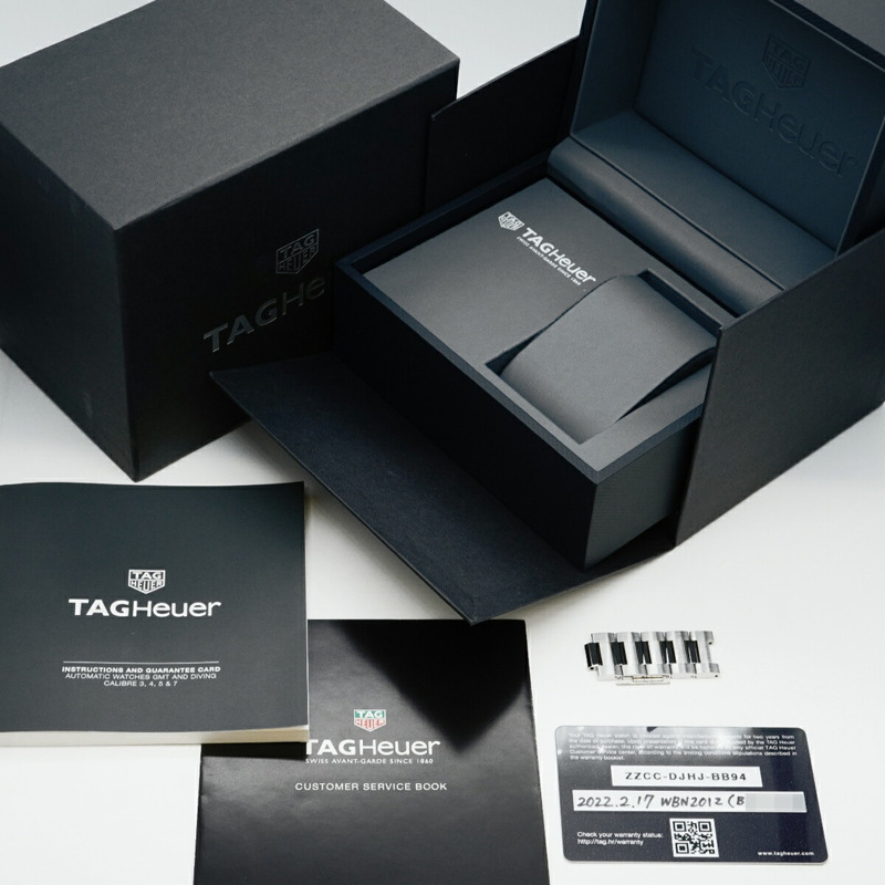 TAG Heuer 豪雅卡萊拉 WBN2012 海軍藍錶盤男士腕錶-9