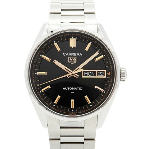 TAG Heuer 豪雅卡萊拉 WDA2111 黑色錶盤男士腕錶