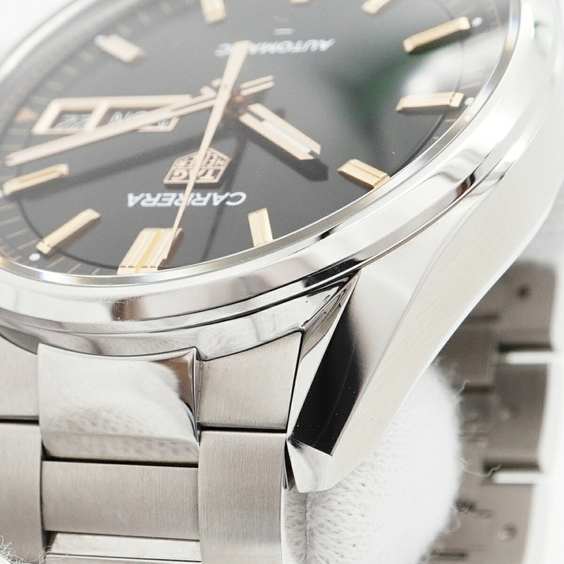 TAG Heuer 豪雅卡萊拉 WDA2111 黑色錶盤男士腕錶-7