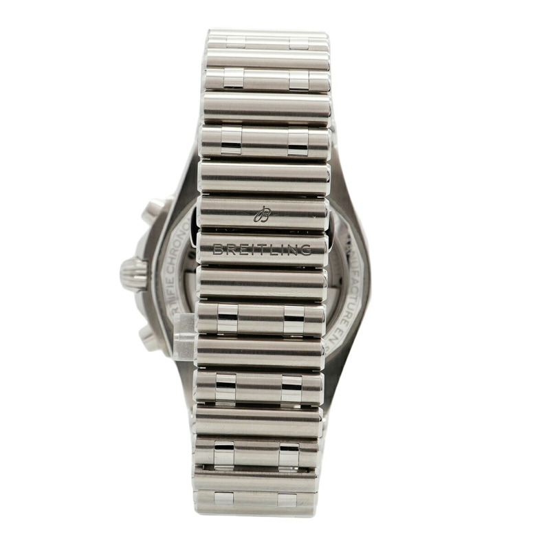 百年靈 Chronomat AB0134 白色錶盤男錶-8