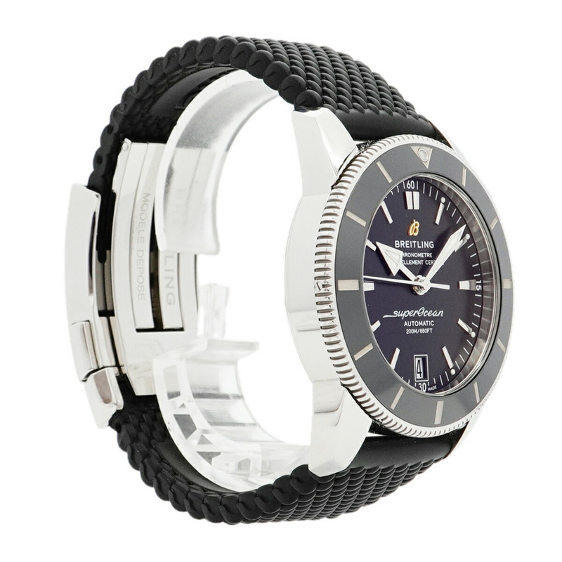 百年靈超級海洋AB2010黑色錶盤男士腕錶-2