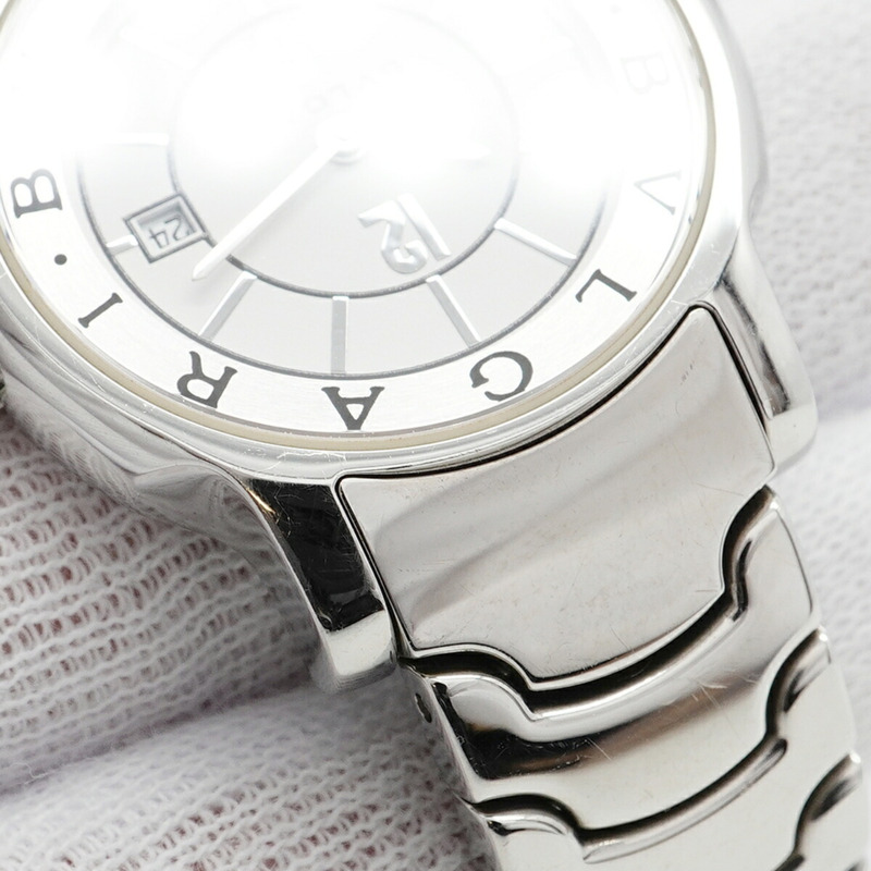 寶格麗 Solotempo ST29S 銀色錶盤小姐腕錶-6