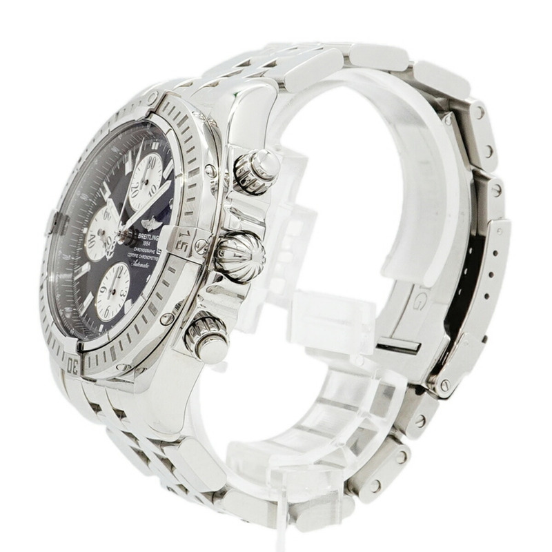 百年靈 Chronomat Evolution A13356 黑色錶盤男士腕錶-1