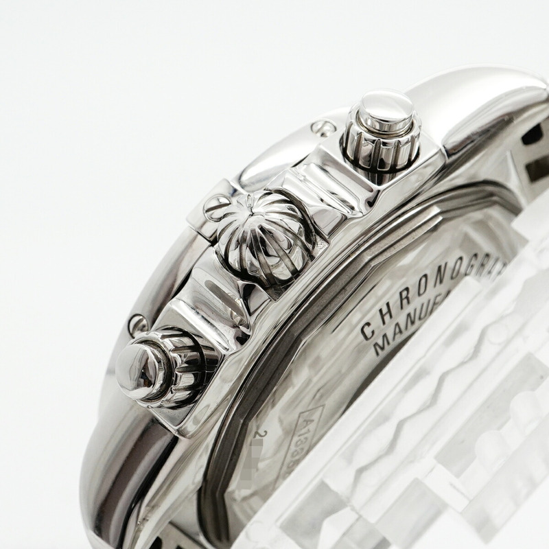 百年靈 Chronomat Evolution A13356 黑色錶盤男士腕錶-8