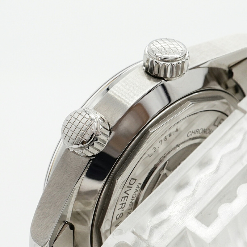 浪琴表傳奇潛水員系列 L3.764.4.50.6 黑色錶盤男士腕錶-7