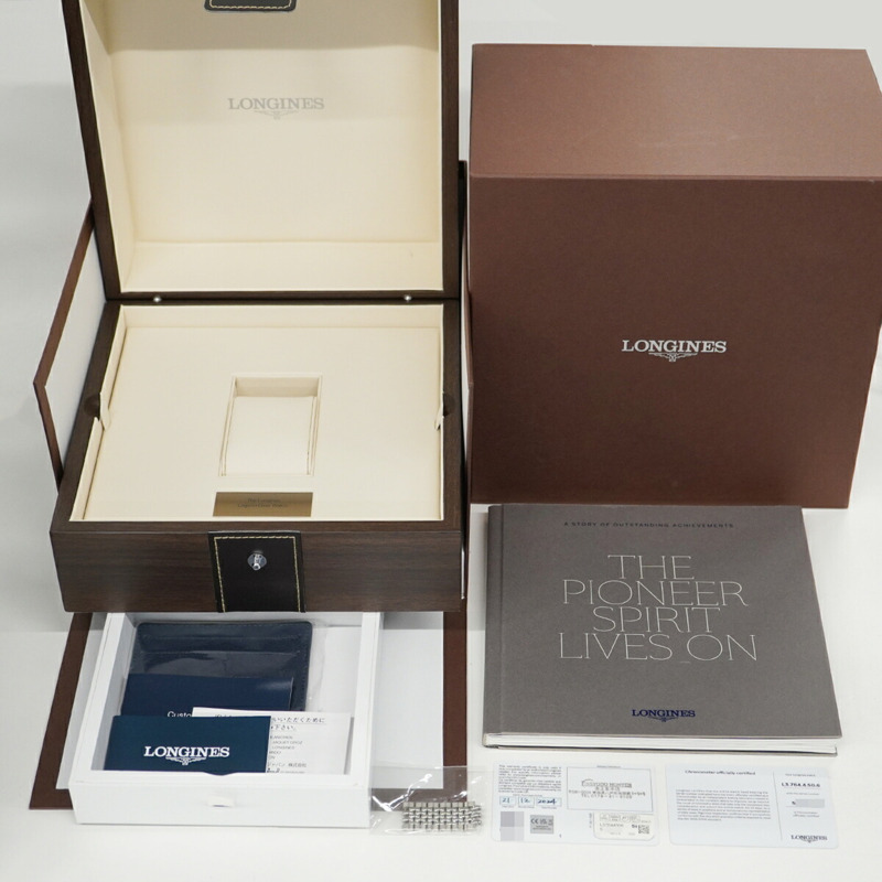 浪琴表傳奇潛水員系列 L3.764.4.50.6 黑色錶盤男士腕錶-8