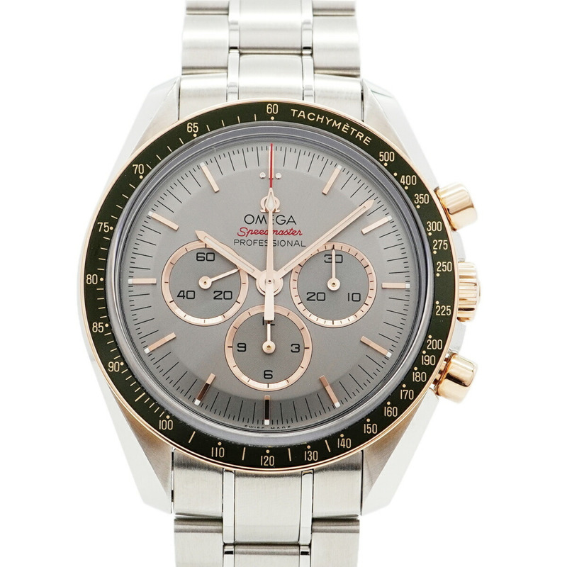 歐米茄超霸系列 522.20.42.30.06.001 灰色錶盤男士腕錶-0