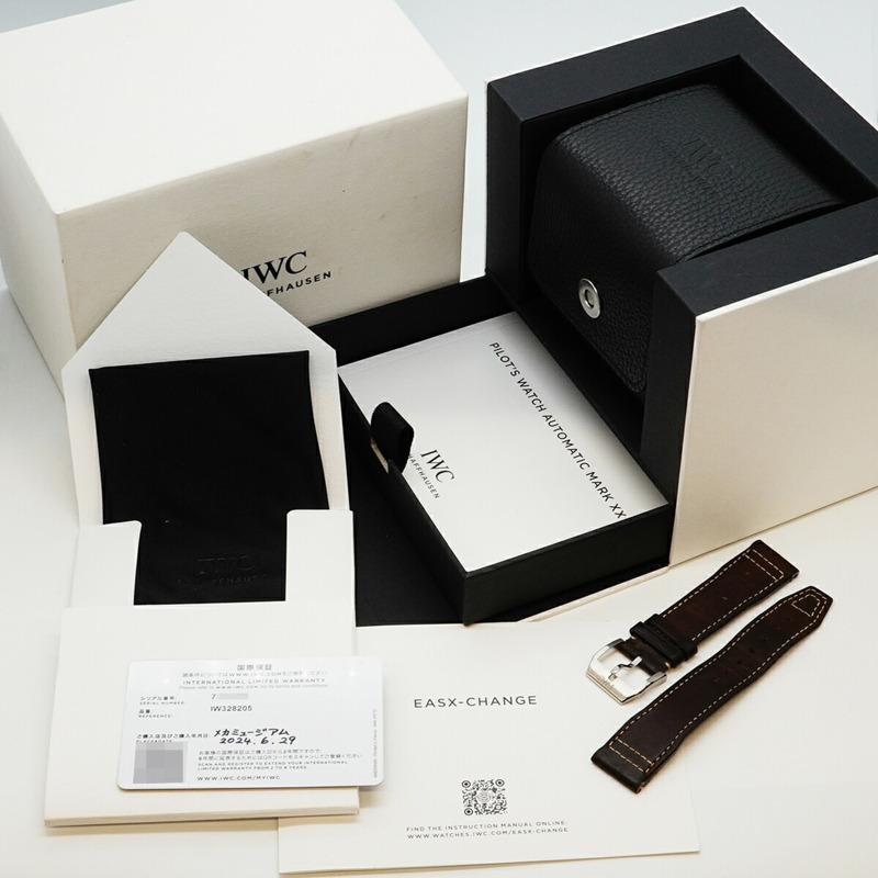 IWC 沙夫豪森飛行員手錶 Mark XX IW328205 綠色錶盤 男士-8