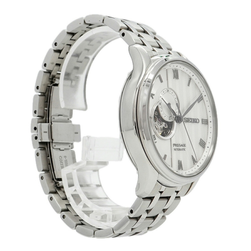 精工 Presage SARY153 4R39-00W0 銀色錶盤男士腕錶-2