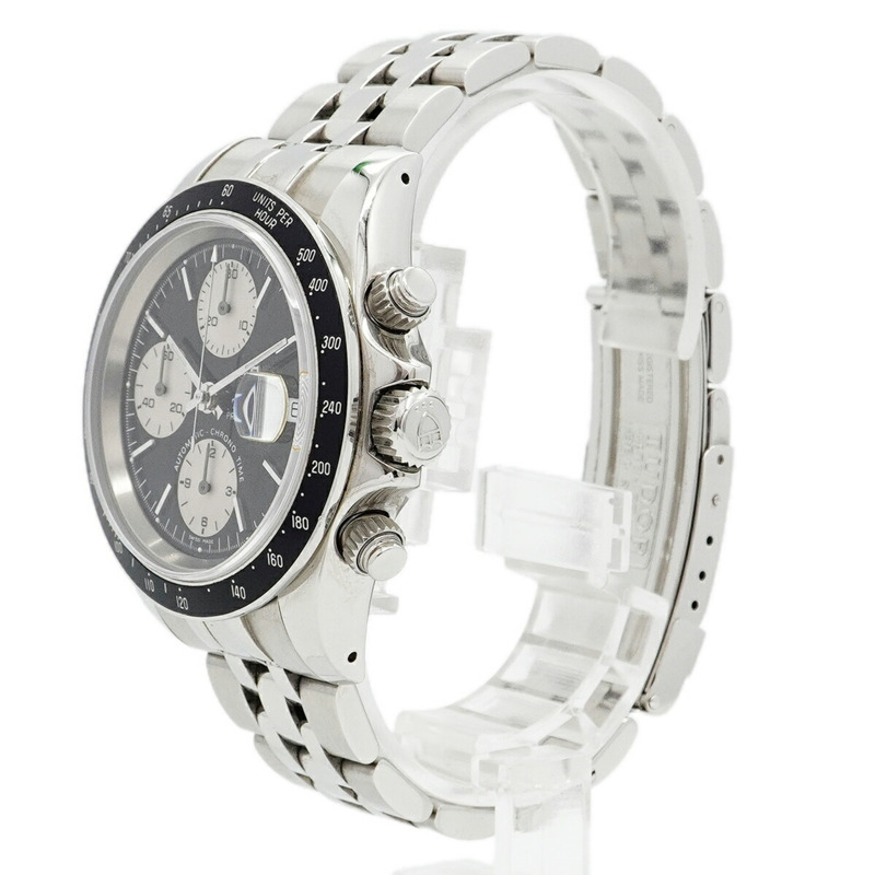 帝舵 Chronotime 79260 黑色錶盤男士腕錶-1