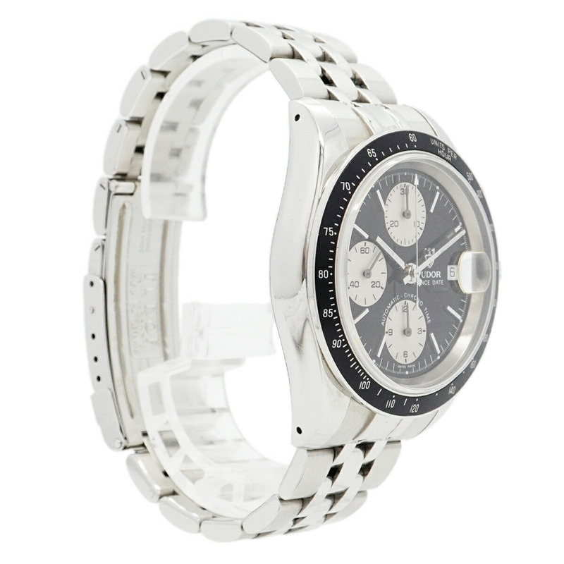 帝舵 Chronotime 79260 黑色錶盤男士腕錶-2