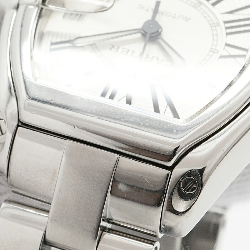 卡地亞 Roadster LM W62025V3 銀色錶盤男士腕錶-6