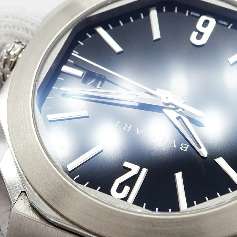 寶格麗 Octoroma OC41S 黑色錶盤男士腕錶-6