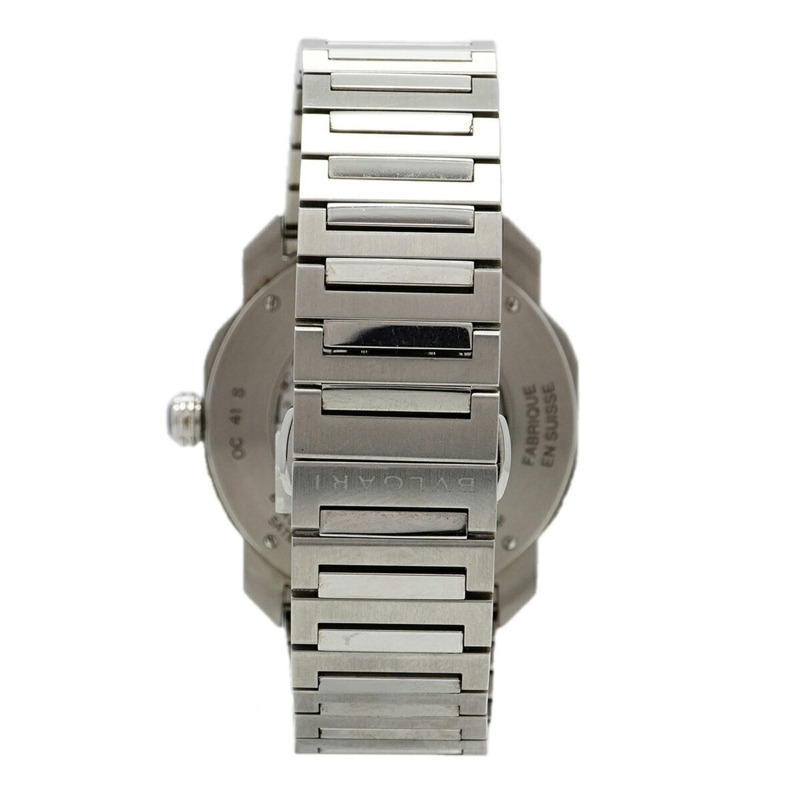 寶格麗 Octoroma OC41S 黑色錶盤男士腕錶-8