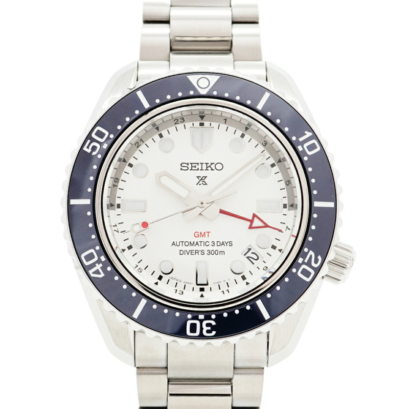 精工 Prospex SBEJ029 6R54-00P0 銀色錶盤男士腕錶-0