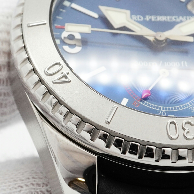 芝柏 (Girard-Perregaux) 海鷹 II 4992 海軍藍錶盤男士腕錶-5