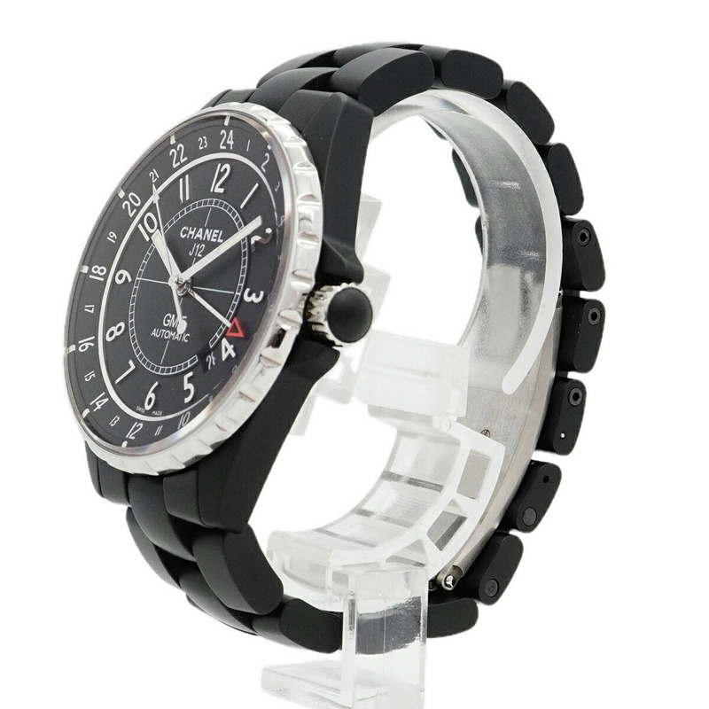 香奈兒 J12 GMT H3101 黑色錶盤男士腕錶-1