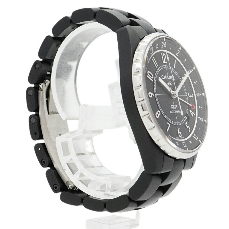 香奈兒 J12 GMT H3101 黑色錶盤男士腕錶-2