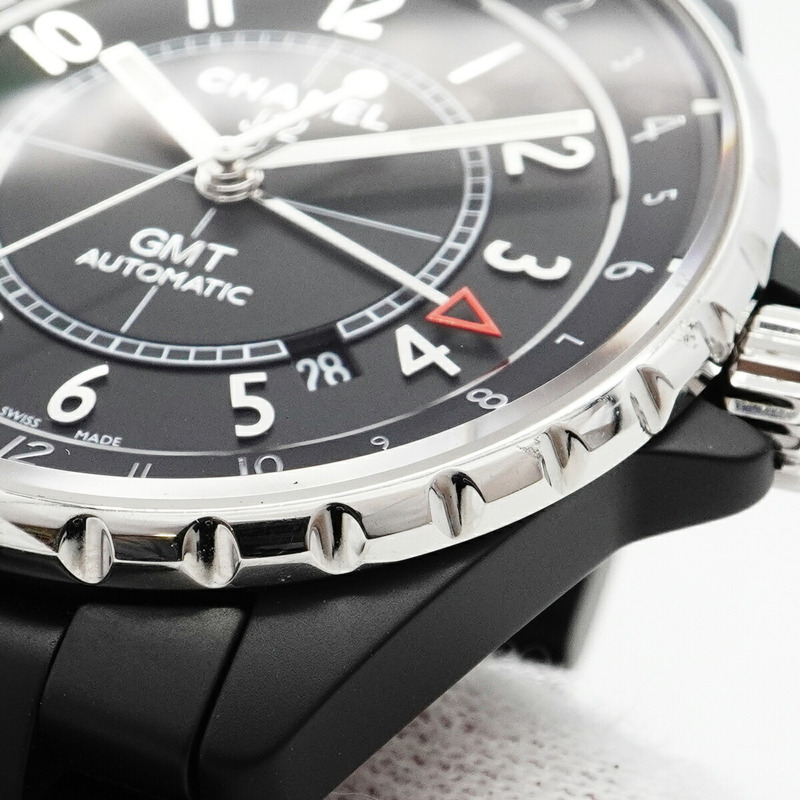 香奈兒 J12 GMT H3101 黑色錶盤男士腕錶-6