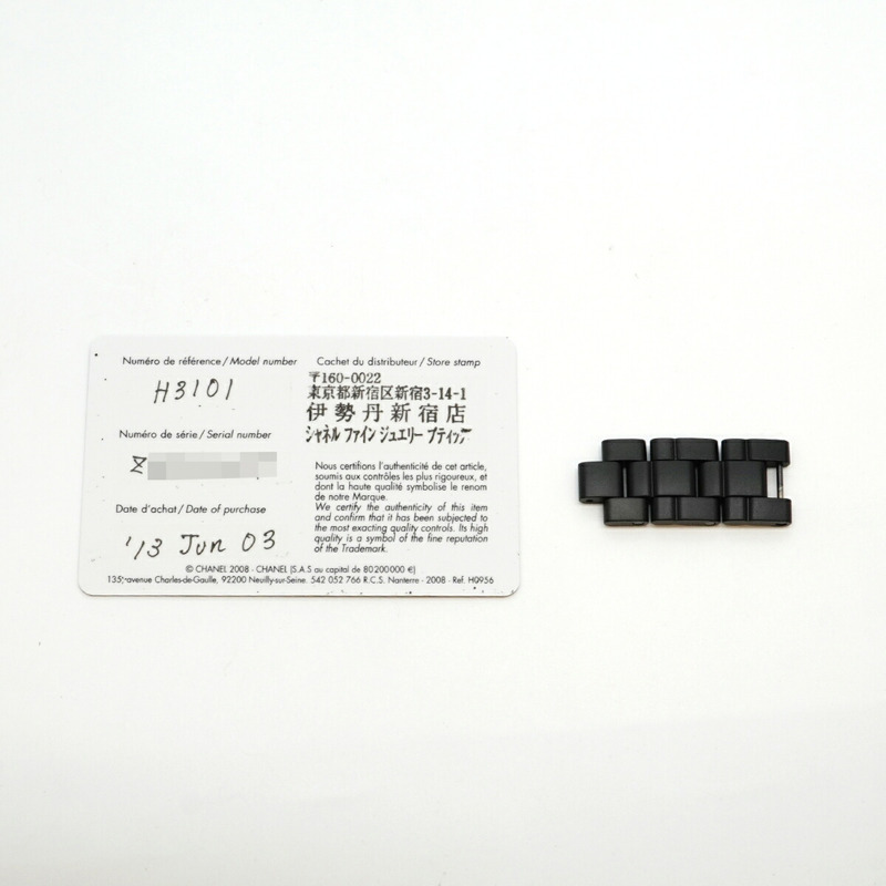 香奈兒 J12 GMT H3101 黑色錶盤男士腕錶-9