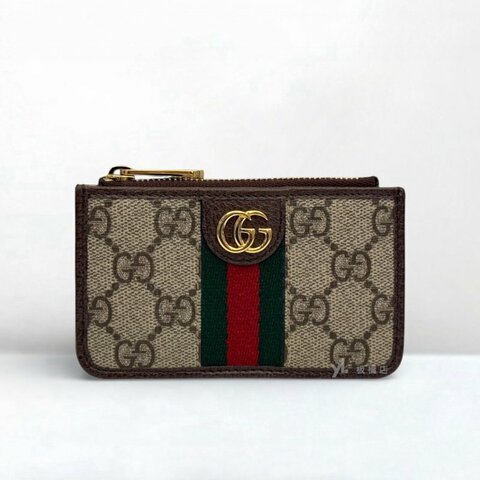 S5318-Gucci卡夾 OPHDIA拉鍊卡包671723