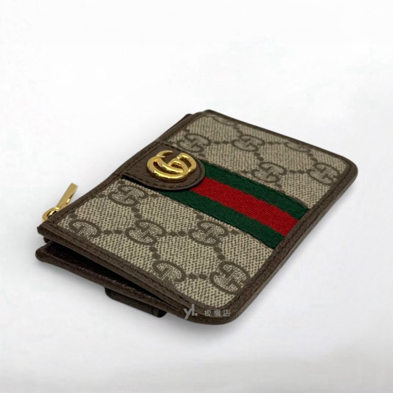 S5318-Gucci卡夾 OPHDIA拉鍊卡包671723-2