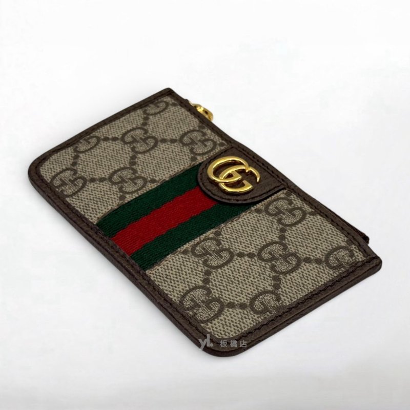 S5318-Gucci卡夾 OPHDIA拉鍊卡包671723-3