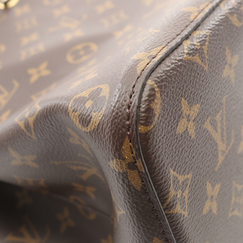 路易威登 Neonoe 肩背包 M44020 Monogram 帆布 棕色 黑色 二手 LV-5