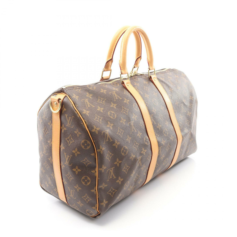 路易威登 Keepall Bandouliere 45 肩手提包 M41418 Monogram 棕色二手-1