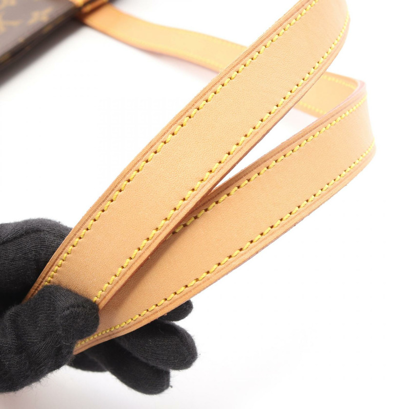 路易威登 (LOUIS VUITTON) 棕色 Monogram 印花購物單肩手提包(二手,女士)-7