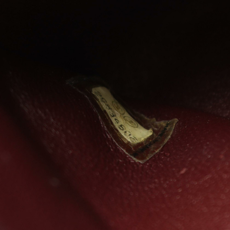 香奈兒 (CHANEL) Matelasse W 翻蓋鏈條單肩背包,粒面小牛皮,黑色,二手,金色五金-4