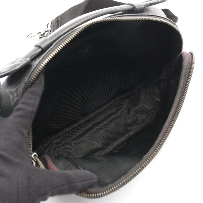 路易威登 (LOUIS VUITTON) 男士腰包/斜背包 M42906 Monogram Eclipse 黑色 二手 LV-2