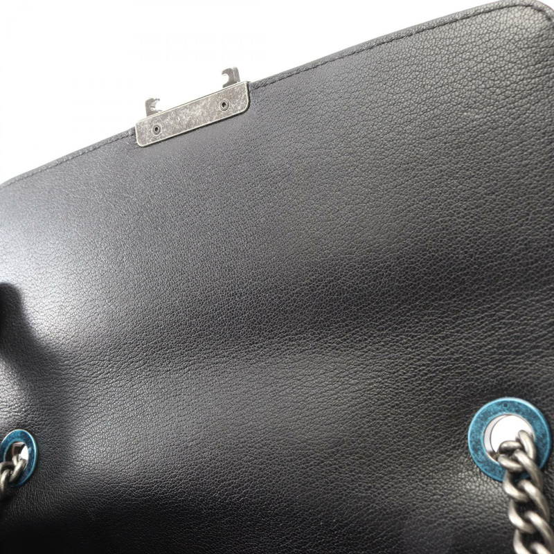 香奈兒 CC University Matelasse 手提單肩包 A93536 黑色皮革二手女款-5