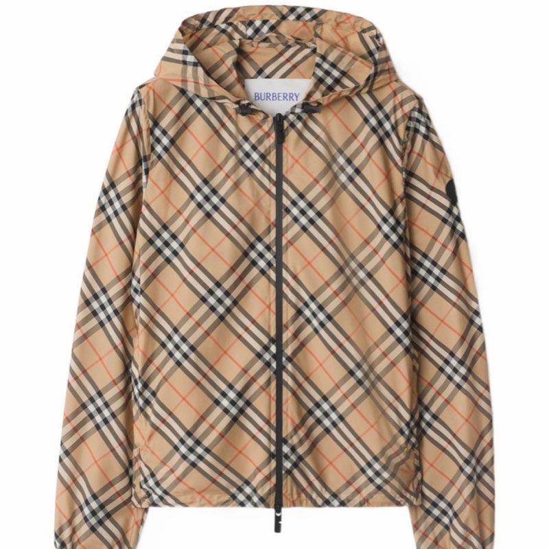 Burberry 女士 格紋連帽夾克XXS XS S M L XL XXL碼-0